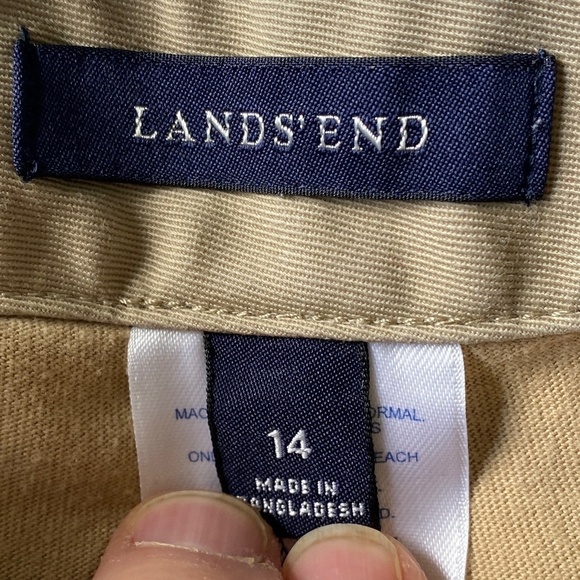 Lands' End Women's Tan Khaki Skort Size‎ 14 Mini - Picture 2 of 13